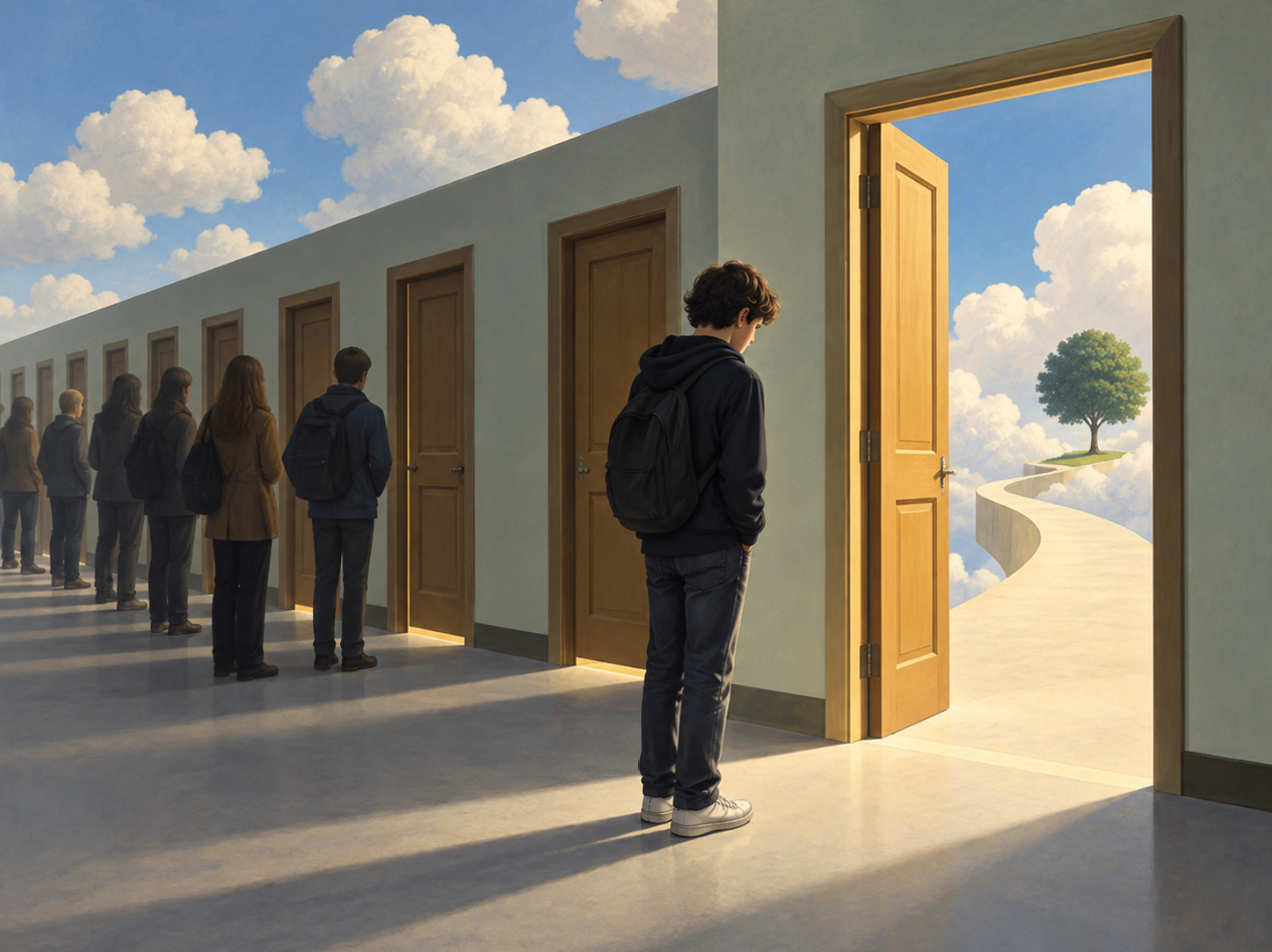 Illustration du coupe-file vers les soins pour un adolescent en souffrance psychique à Versailles