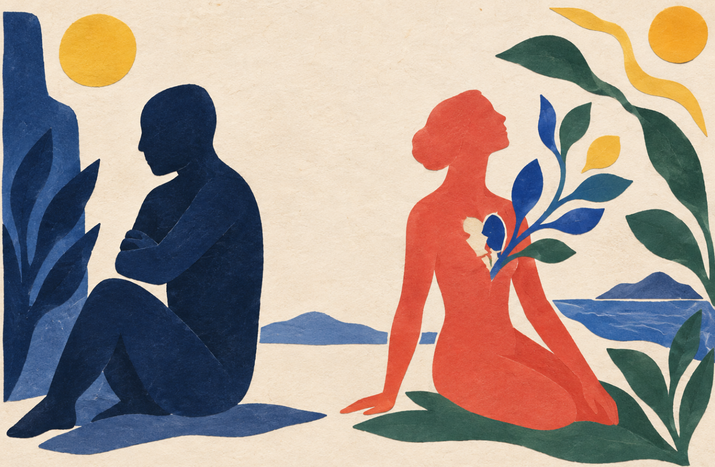 Guérir sans reconnaissance : illustration d’une reconstruction psychique inspirée des papiers découpés de Matisse
