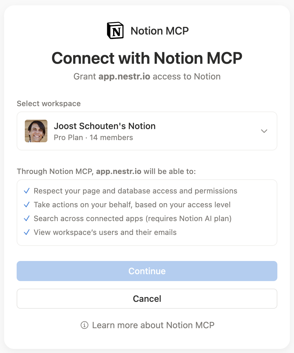 When connecting, simply follow the prompts by the 3rd party to authorise access.