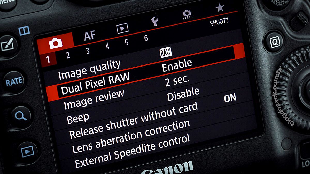 Camera RAW Settings