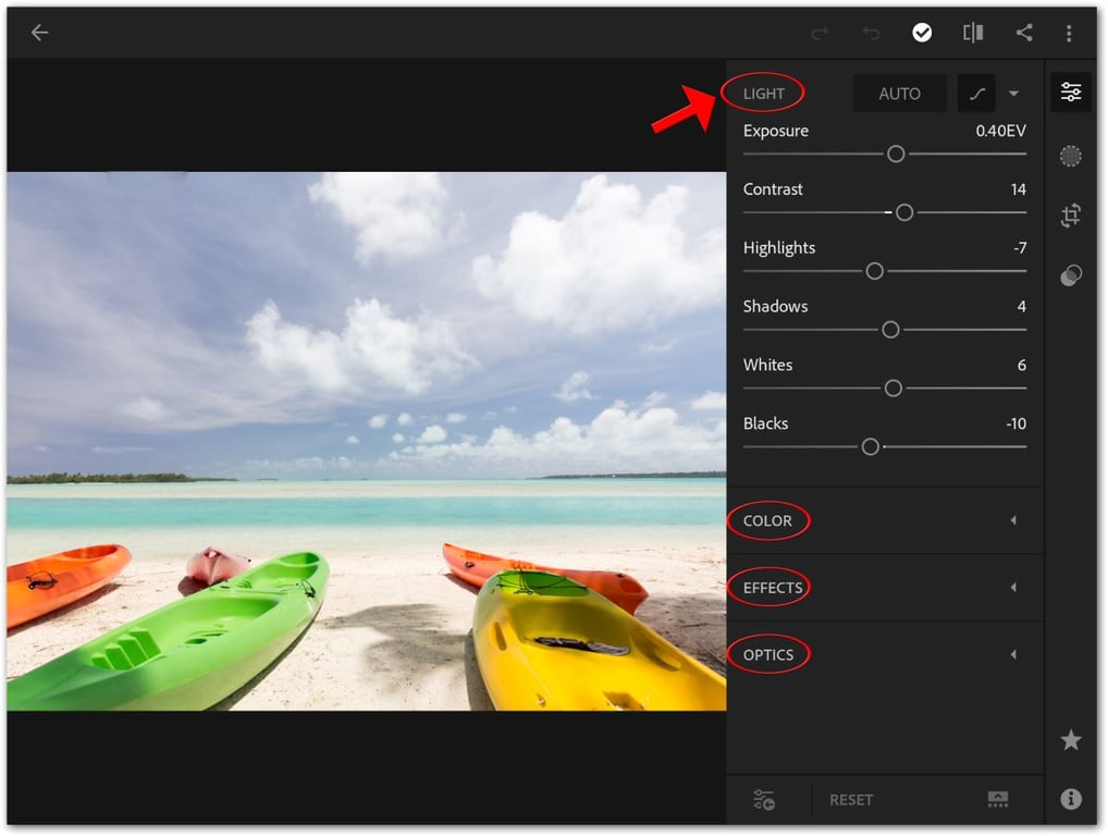 Image 3 - Adobe Lightroom for Samsung Tablet