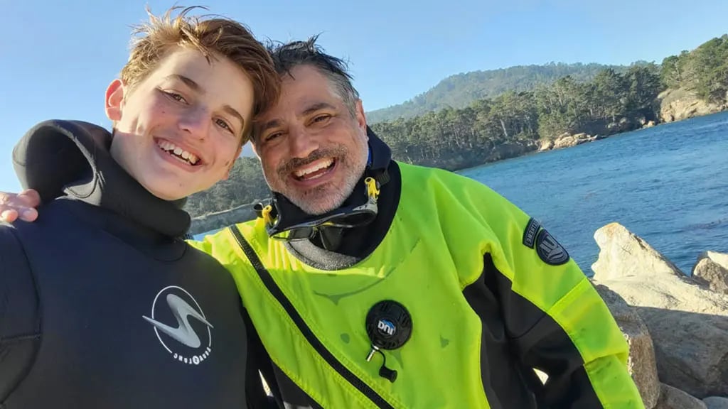 Ken Carter and His Son Launching Blue Friday in 2021