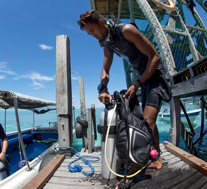 Don't assume your gear will be fine - always check before you get in the water