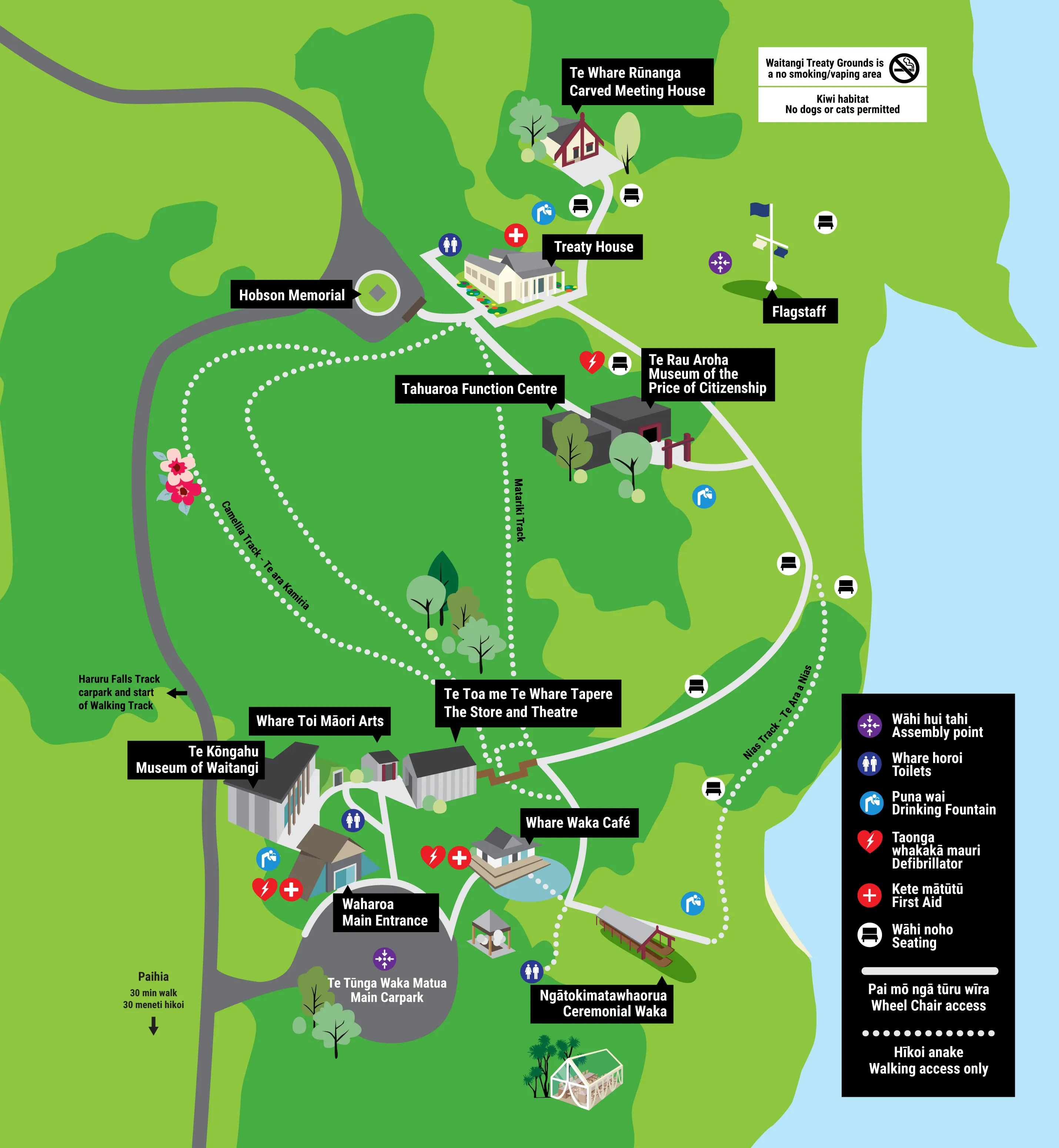 waitangi map