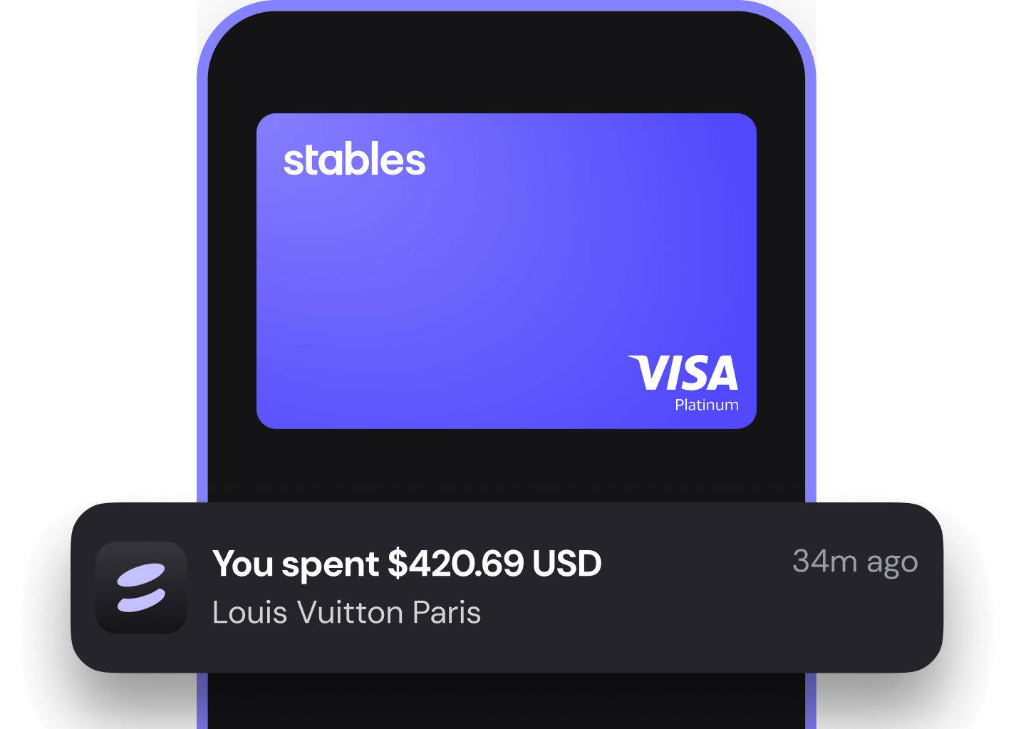 Stables VISA card