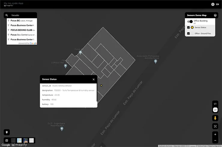 Your customizable no-code web application is ready to be shared with your users.