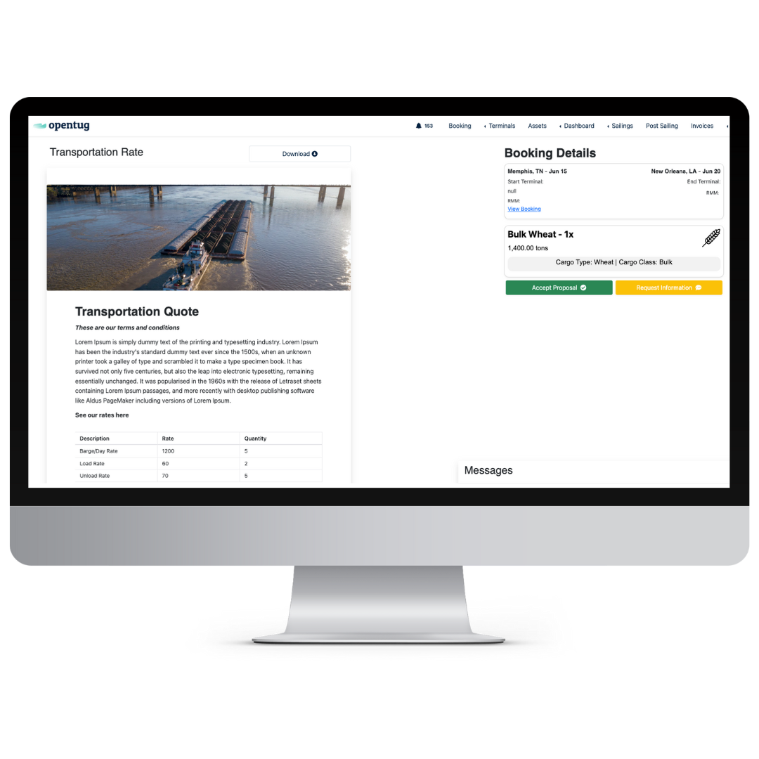 Asset Availability on OpenTug