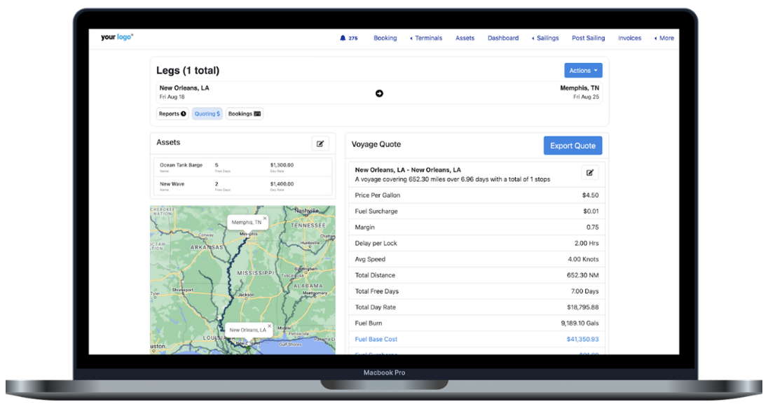 OpenTug's position reporting platform