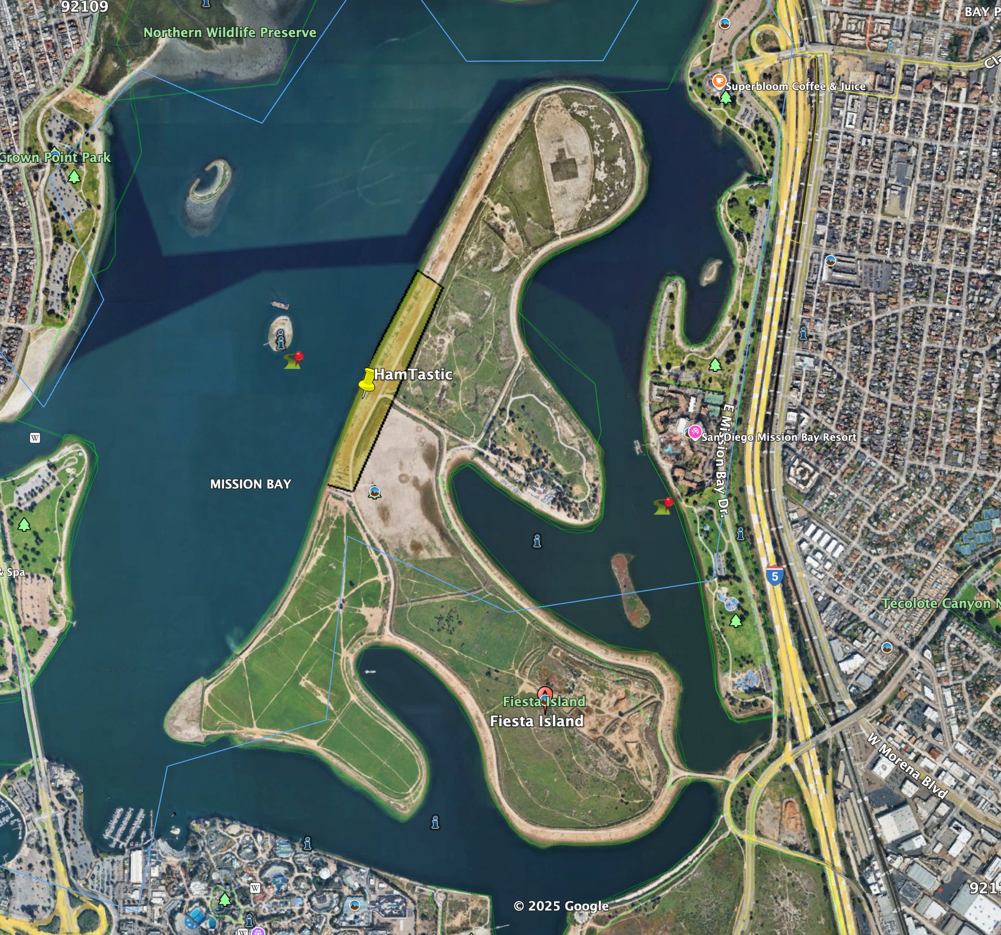 Hamtastic Location Map