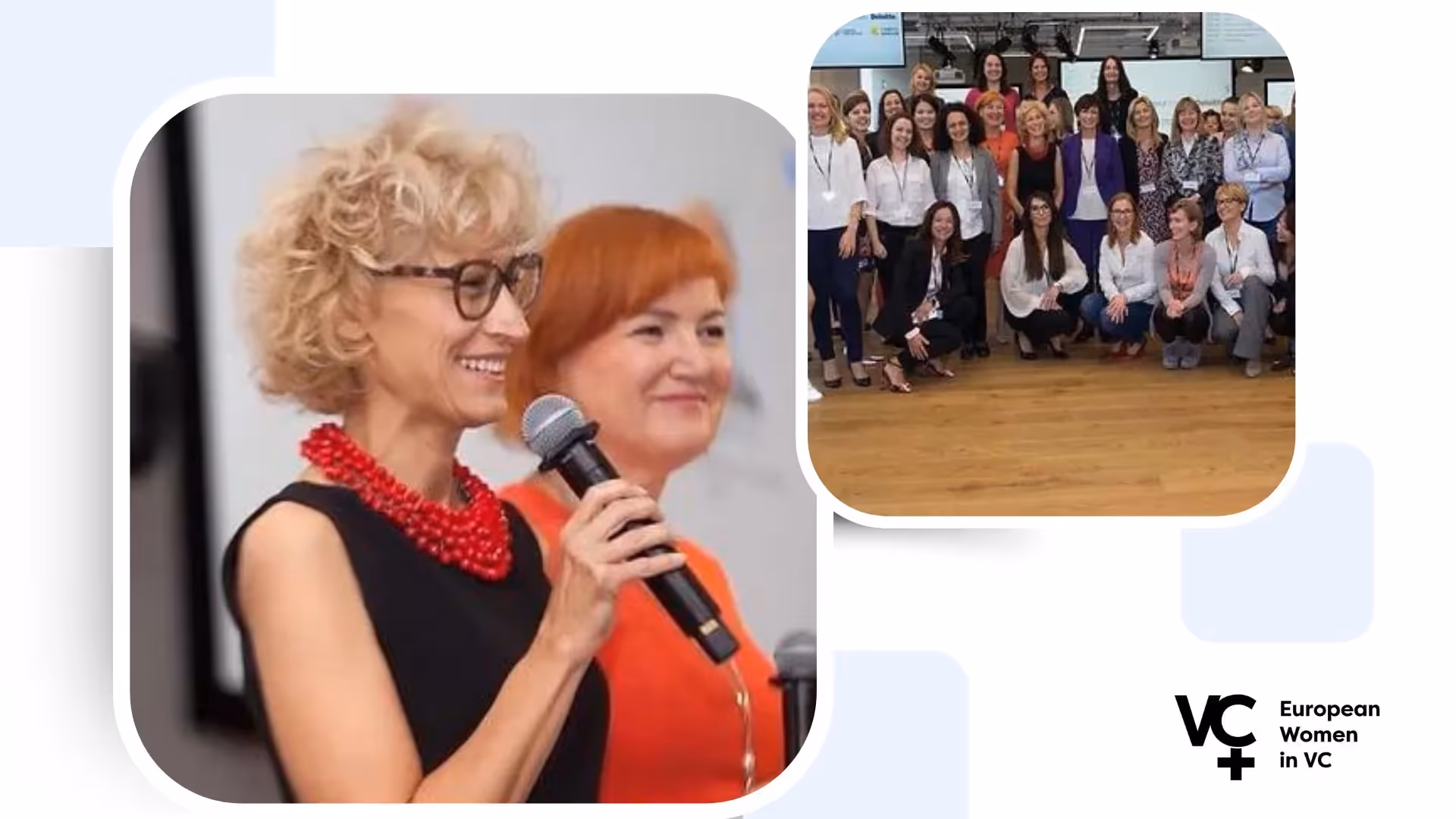 Kinga Stanisławska speaking at the Central and Eastern Europe Women in VC Meetup in Warsaw