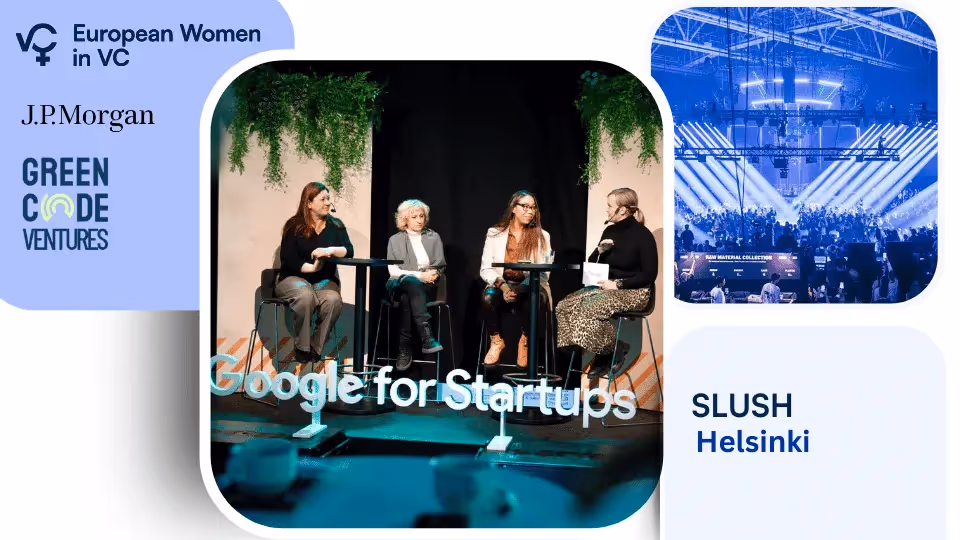 Google For Startups EU panel at SLUSH 2023 in Helsinki