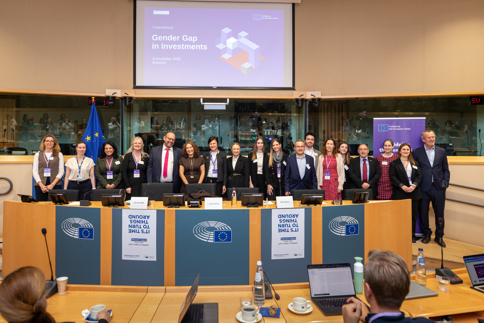 European Parliament, EISMEA, Gender Gap in Investments, EWVC, European Women in VC, Nov 4th, Report launch