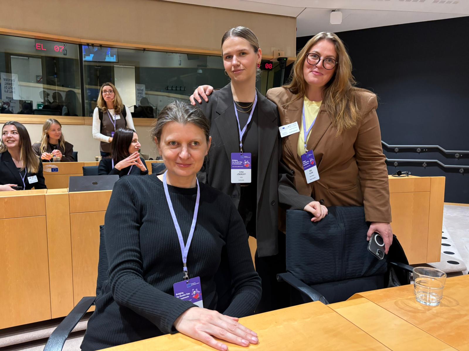 European Parliament, EISMEA, Gender Gap in Investments, EWVC, European Women in VC, Nov 4th, Report launch, Kart Klein, Kart Siilats