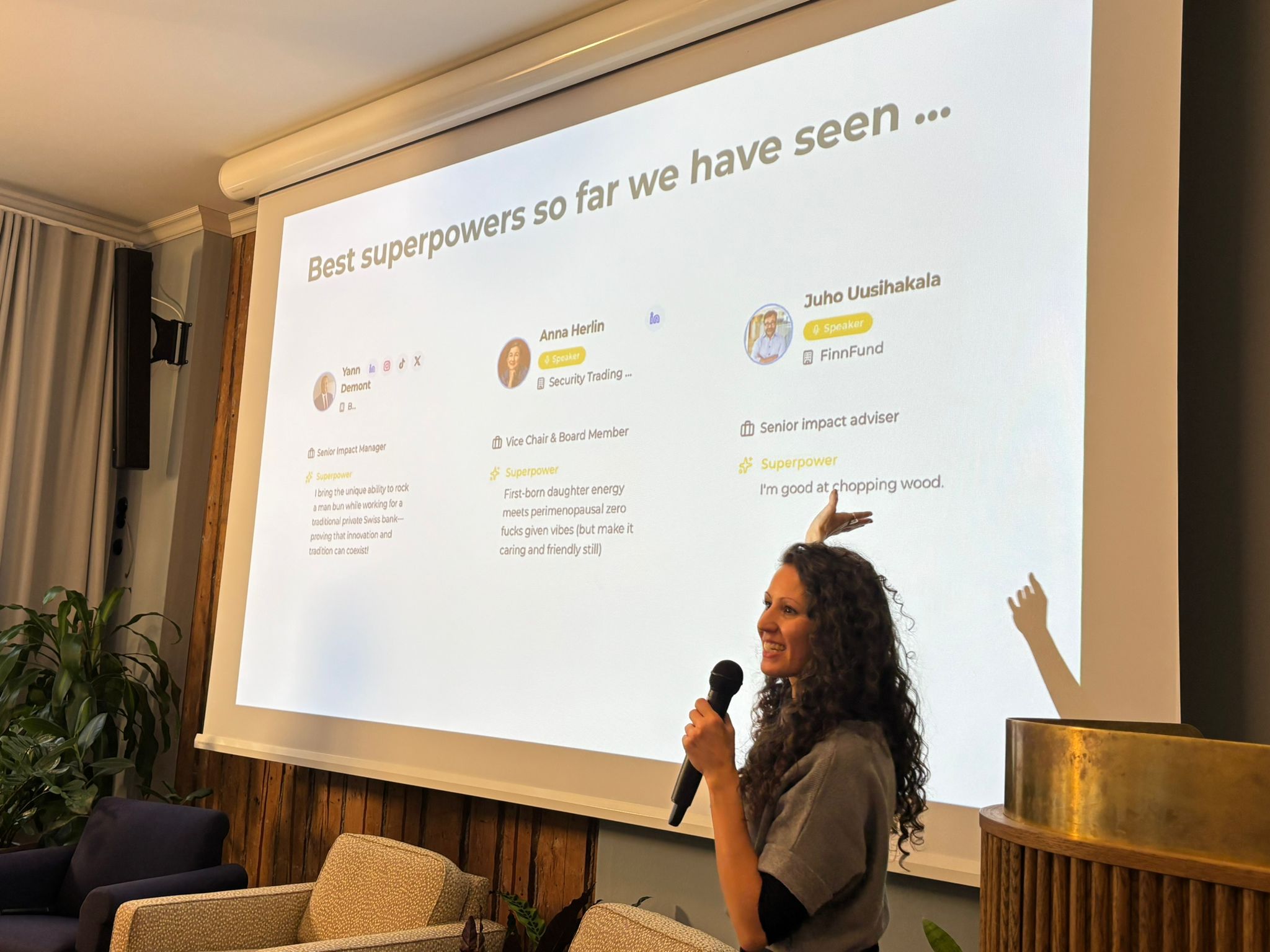 House of Impact, HOI in Helsinki during SLUSH organized by The Impact Office, TIO, European Women in VC, EWVC