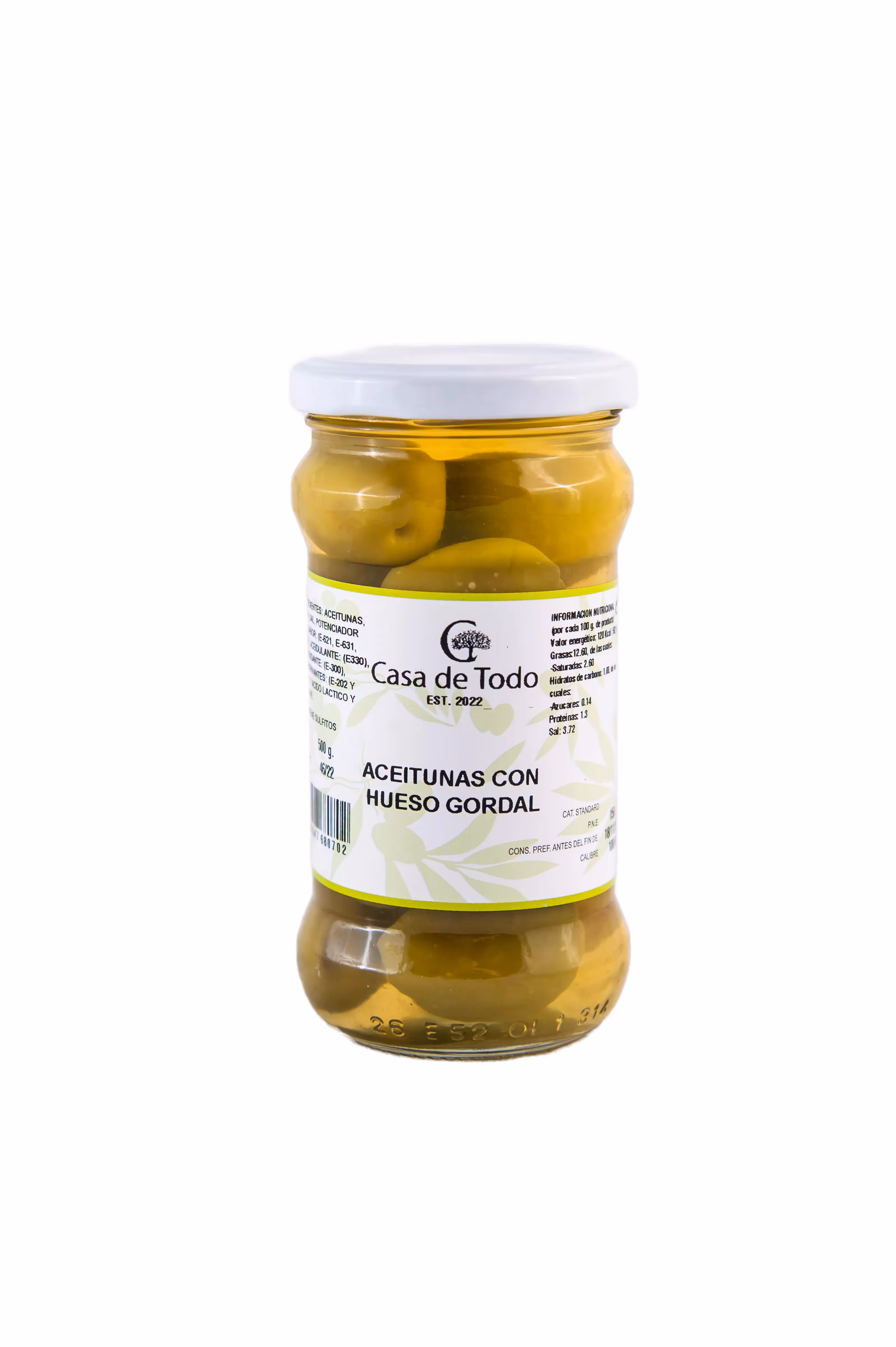 Palacios Gutierrez Aceitunas con Hueso Gordal