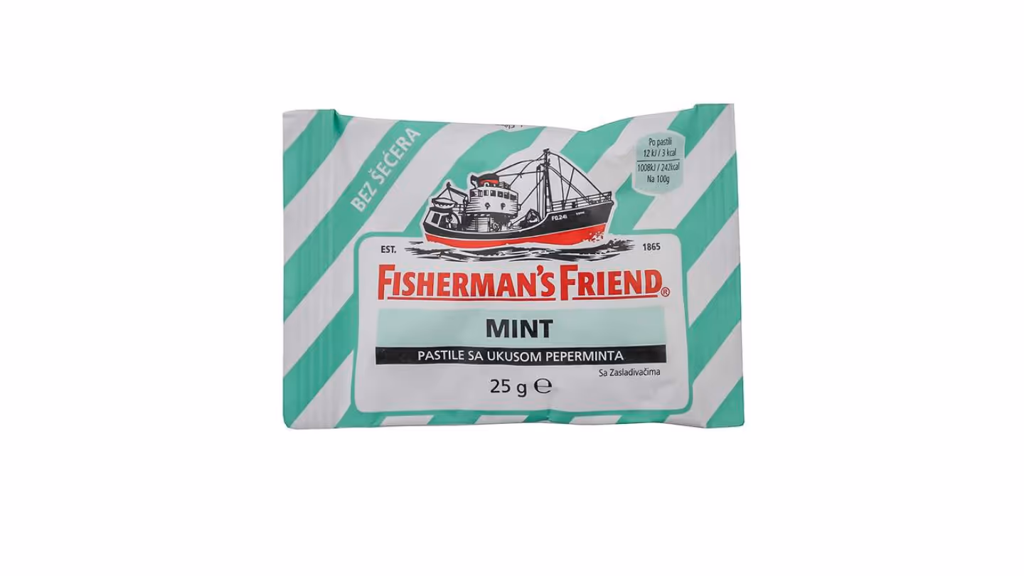 Fisherman's  Friend MINT bez šećera  25 g.