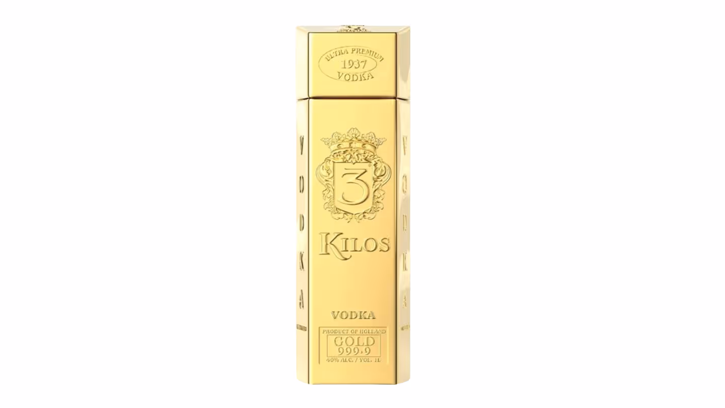 3 Kilos Gold 999.9 Premium Vodka 0,75l