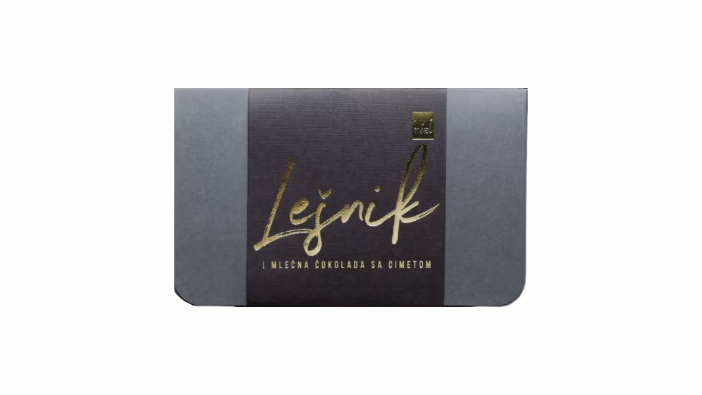 Reel čokoladni desert lešnik 120g - CD03