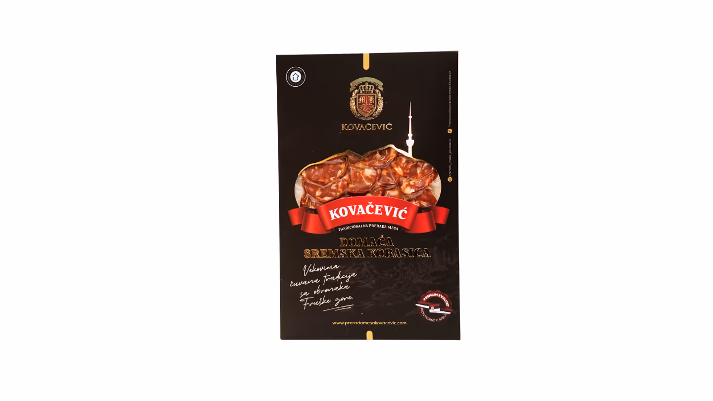 Kovačević domaća sremska kobasica 100g