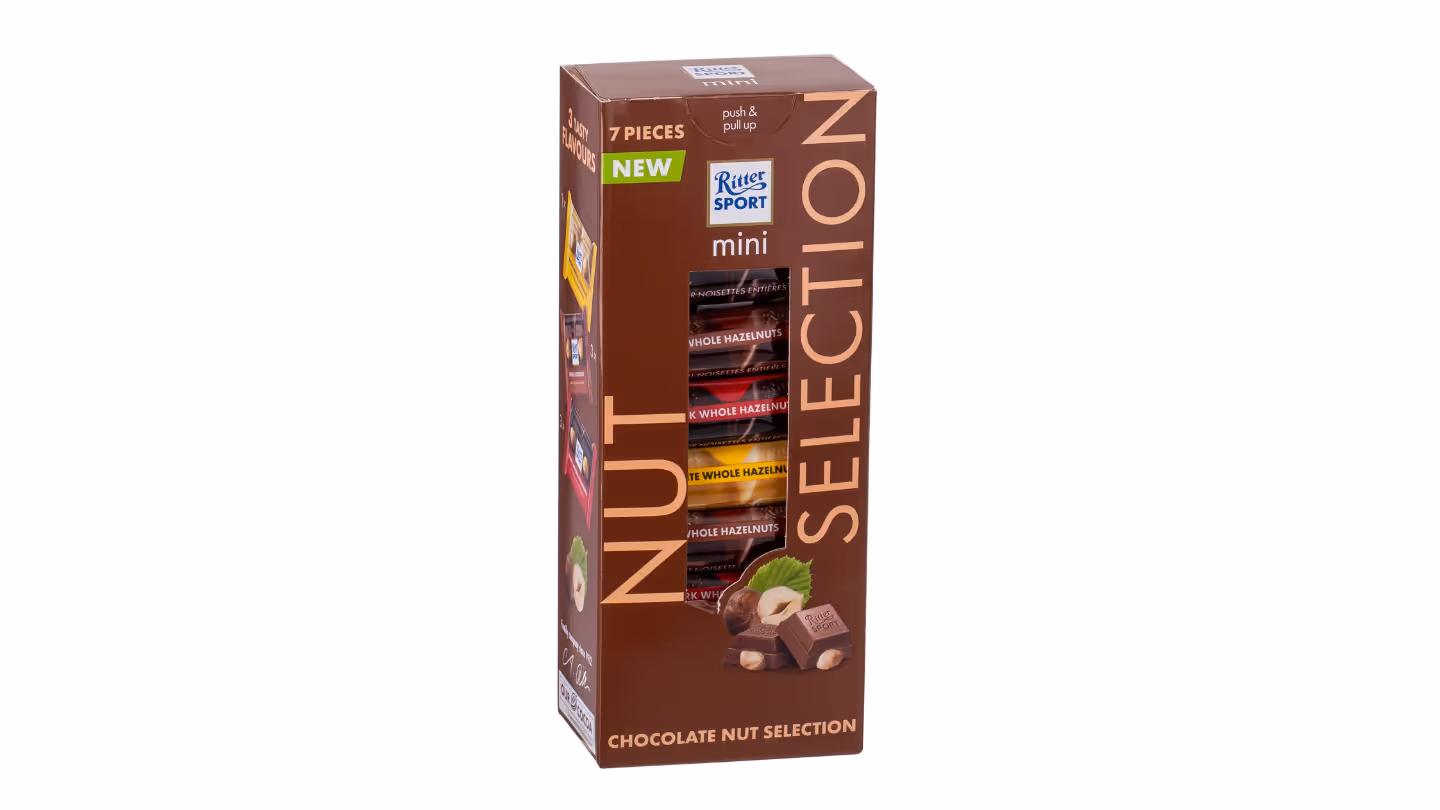 Ritter sport mini tower mix čokoladice -nut selection 116g