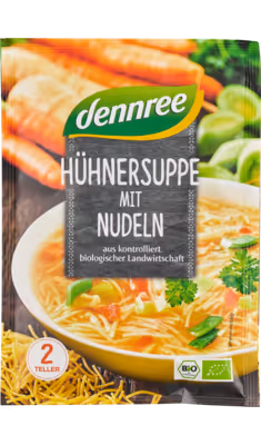  Dennree organska supa od piletine sa rezancima 45g