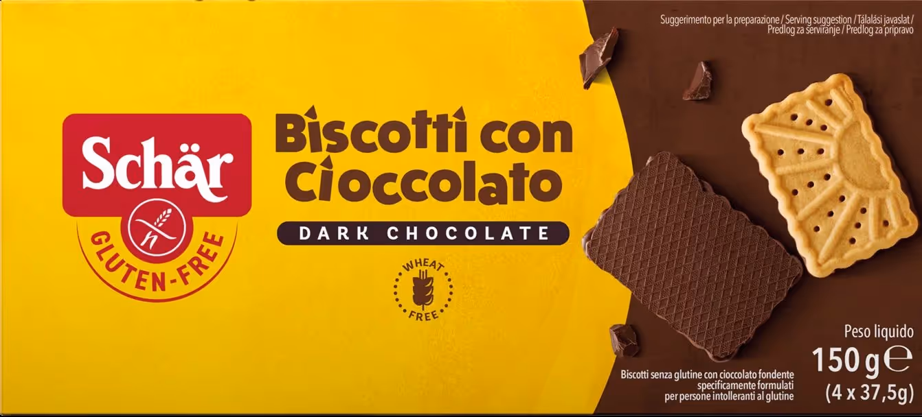 Schar Biscotti con Cioccolato 150g