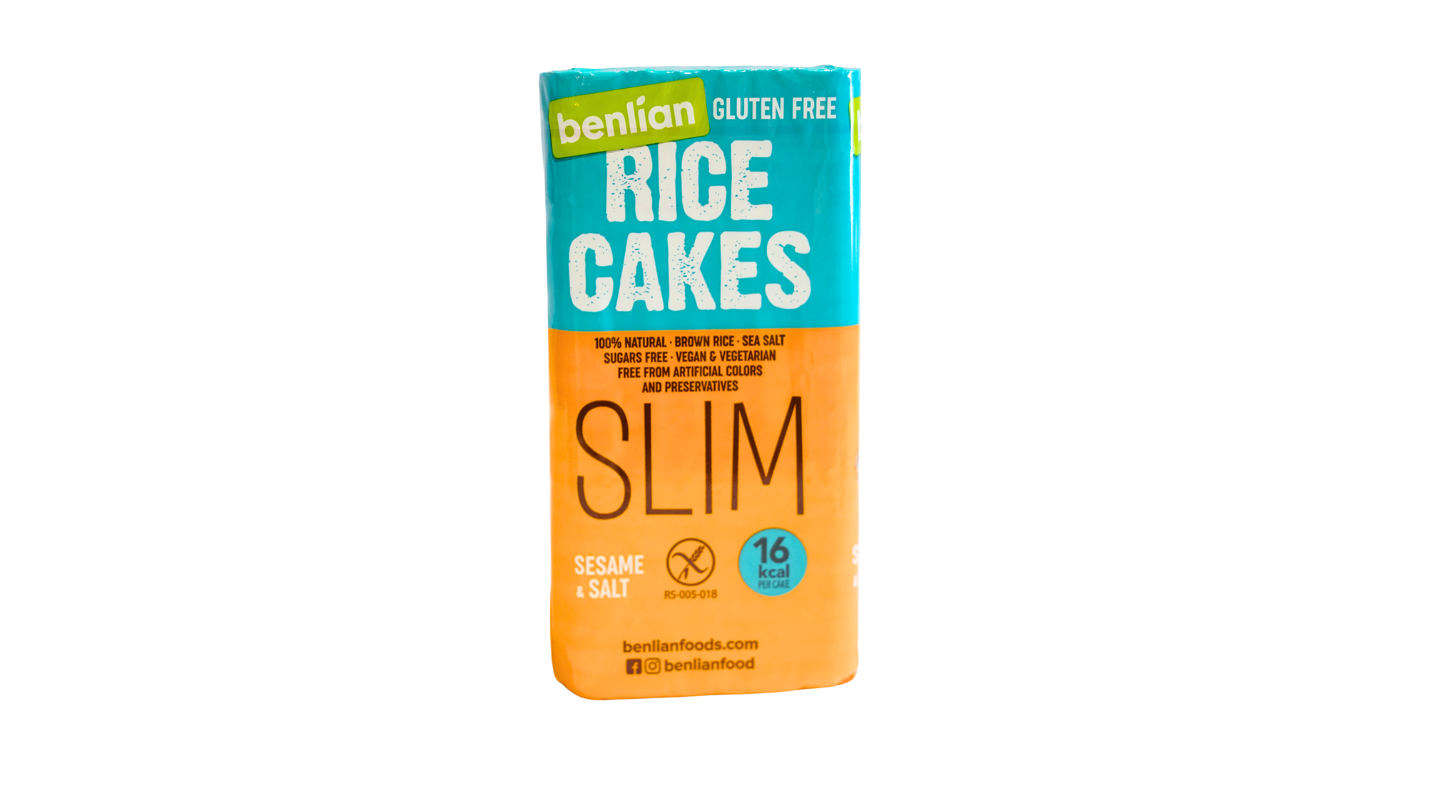 Benlian Slim Brown Rice Cakes susam i so 100g