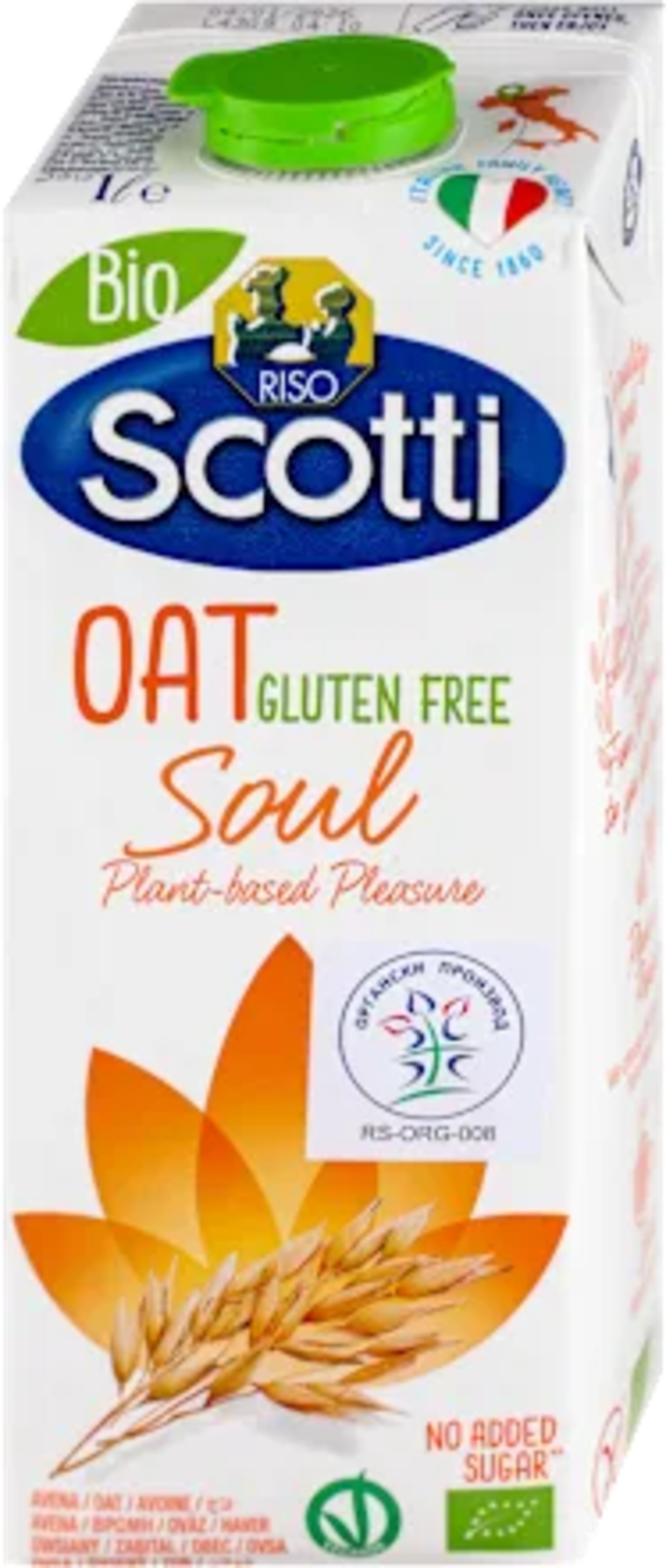 Riso Scotti OAT Soul Bio napitak od ovsa bez glutena 1l