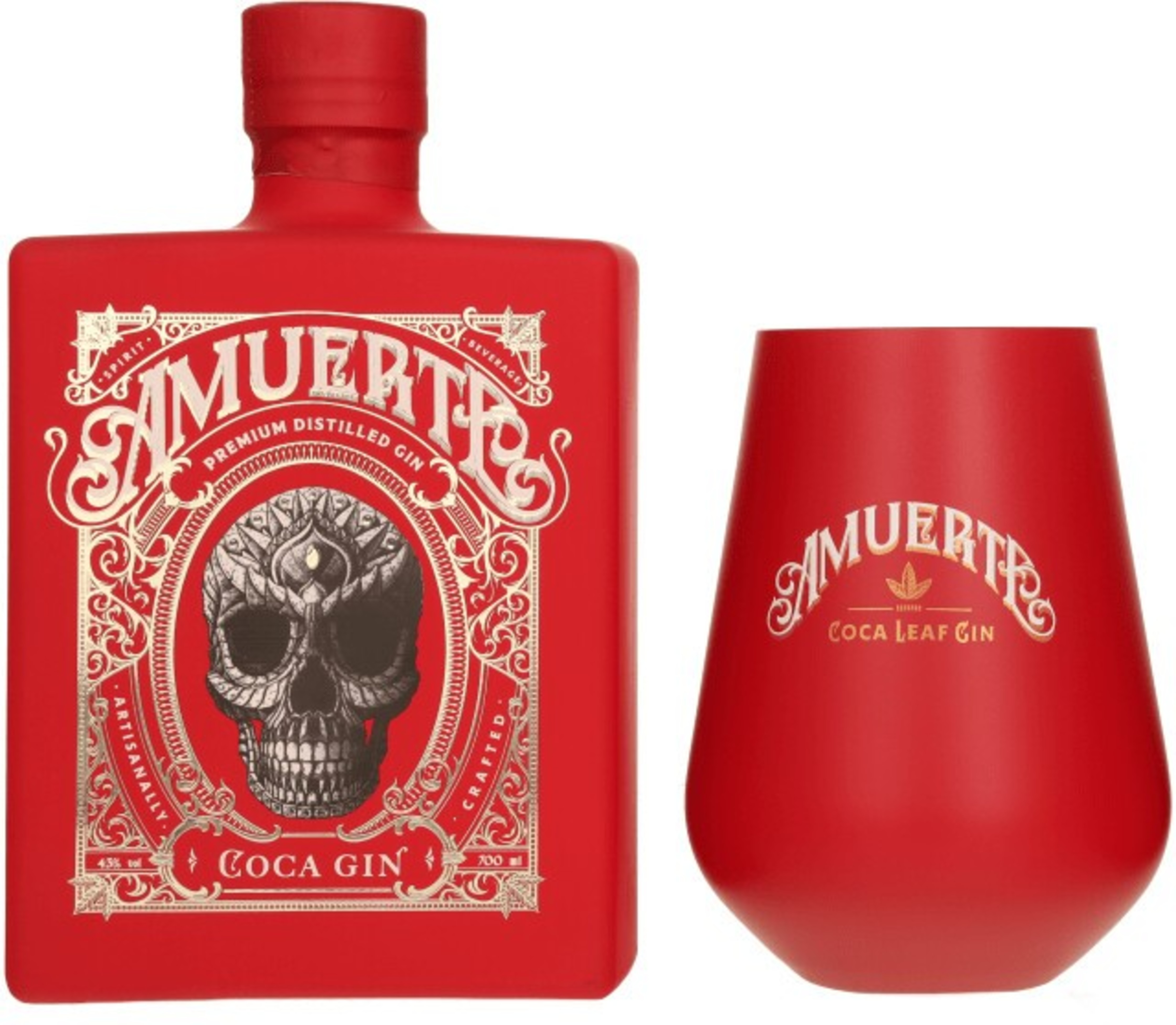 Amuerte Coca Leaf Red Edition Gin 0.70l