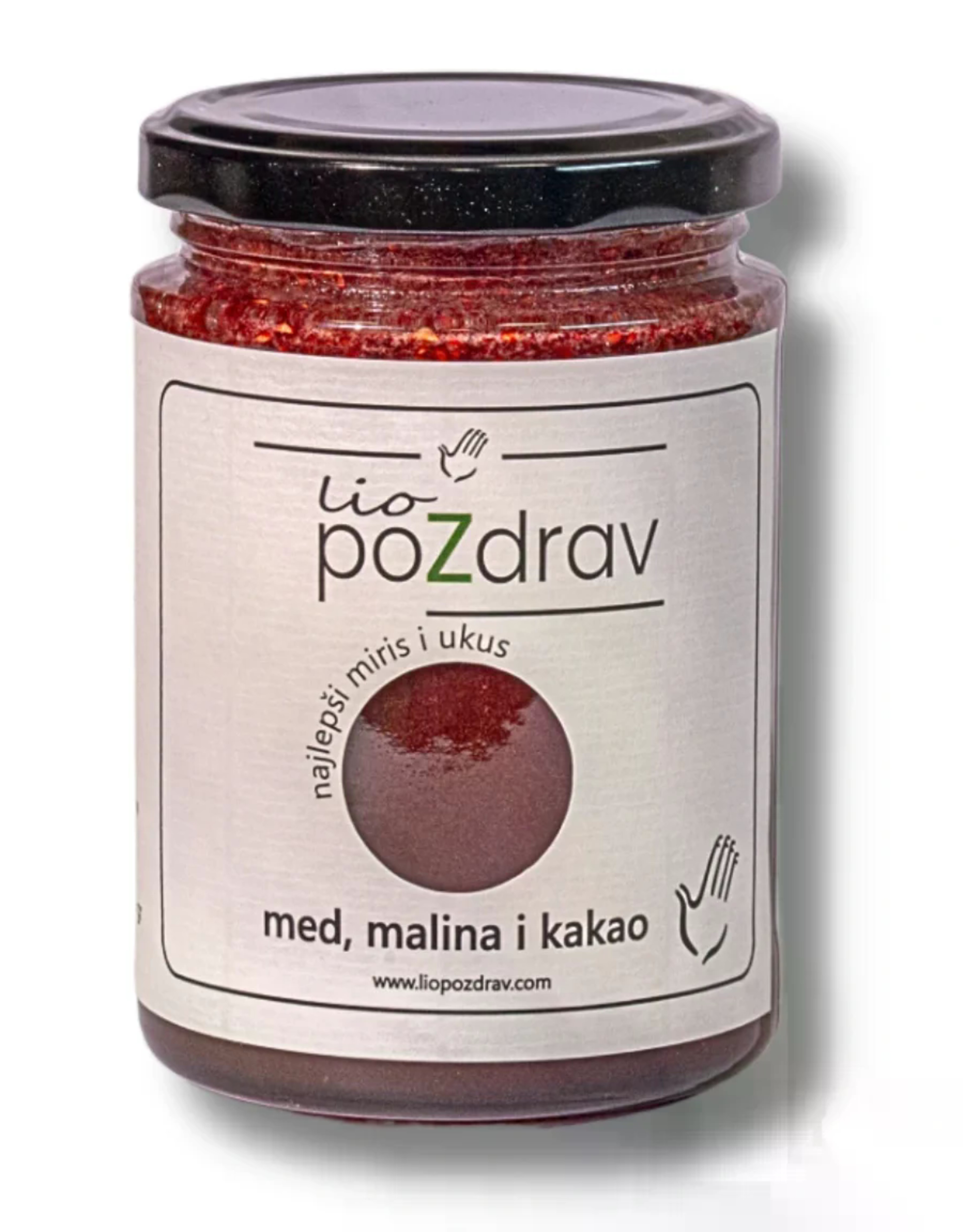 Lio pozdrav najlepši miris i ukus (med, malina i kakao) 400g