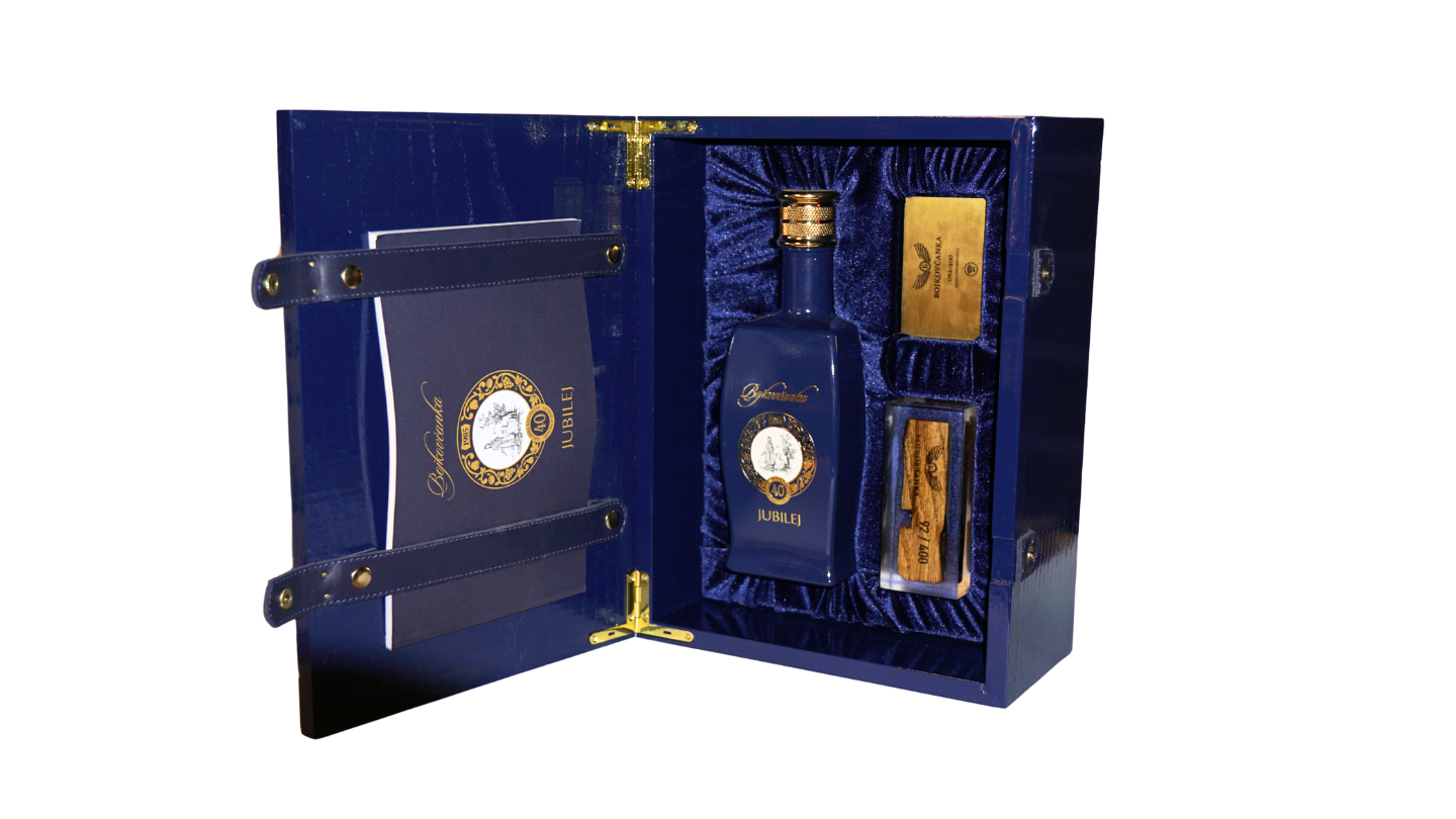 Bojkovčanka Jubilej šljiva 40 0,7l - poklon set