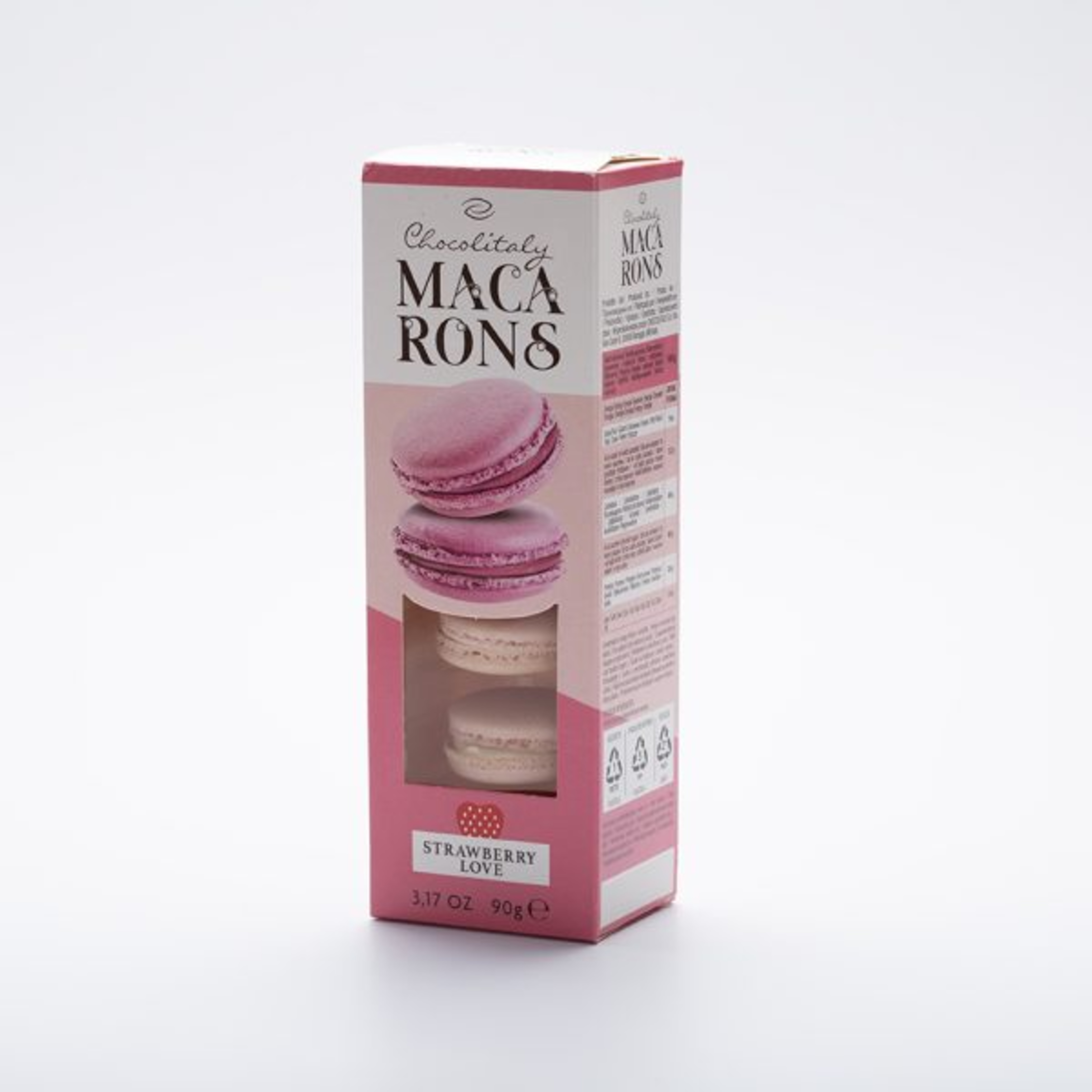 Biskvit Chocolitaly Macarons Jagoda Love 90g