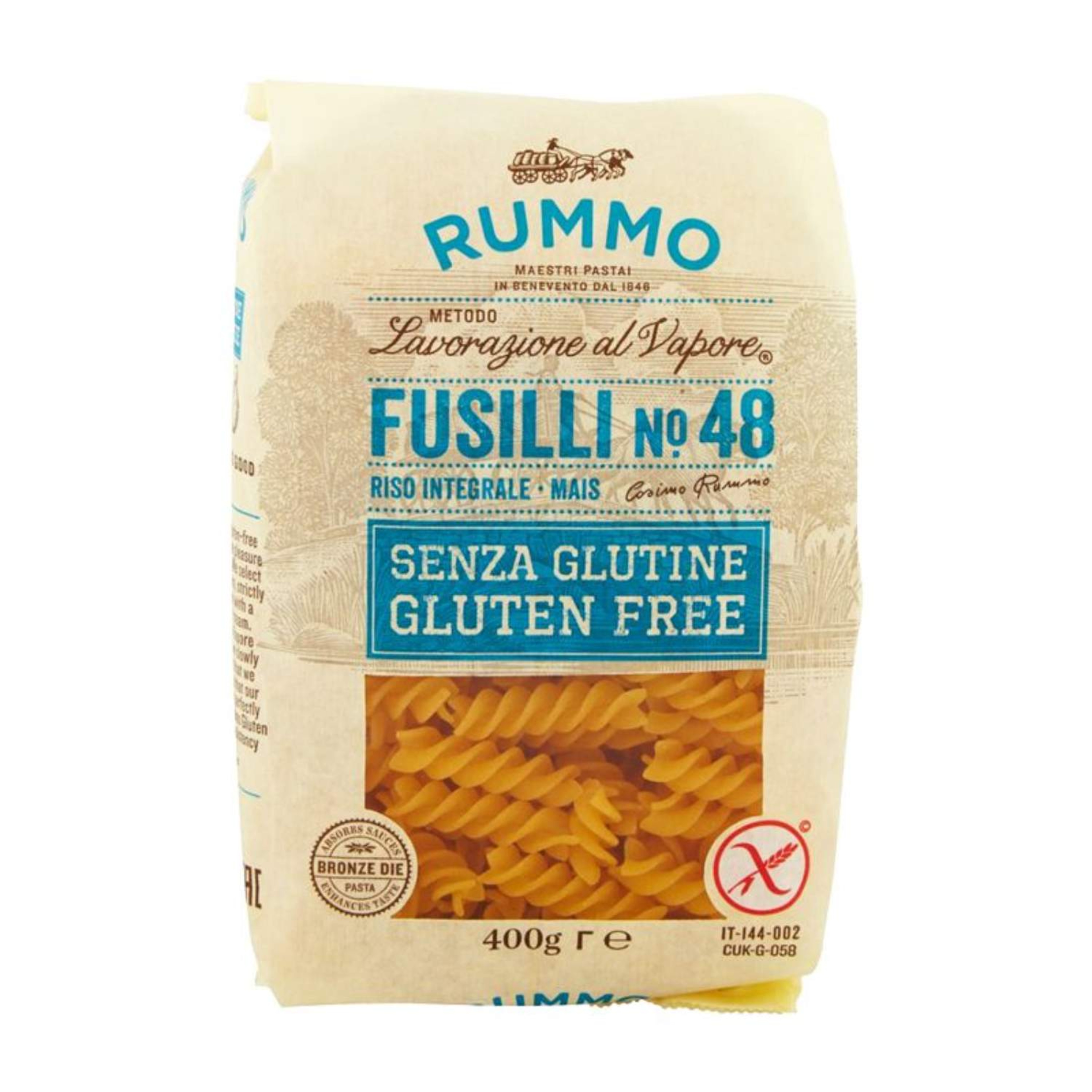 Rummo Fusilli No.48 gluten free 400g
