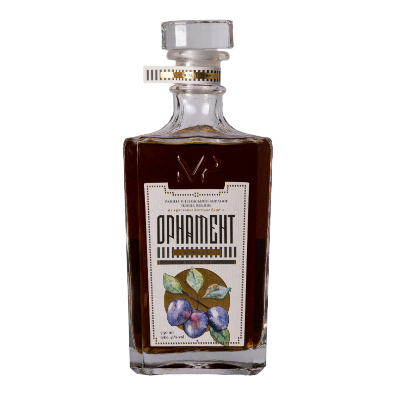 Ornament rakija šljiva barik 0,7l