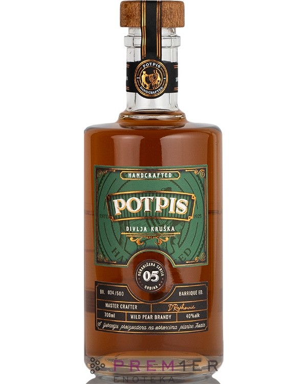 Potpis Rakija od Divlje Kruške 0.7l