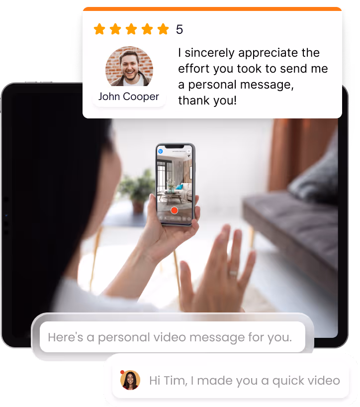 Transform your customer
success experience with personalized video