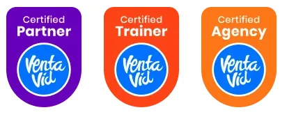 Certified Partner, Trainer and Agency badges