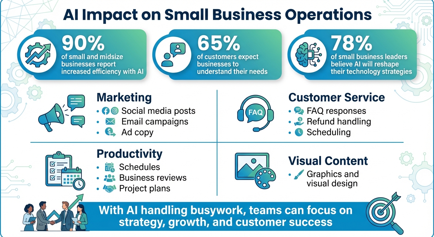 AI Adoption Statistics for Small Businesses: Efficiency and Growth Impact