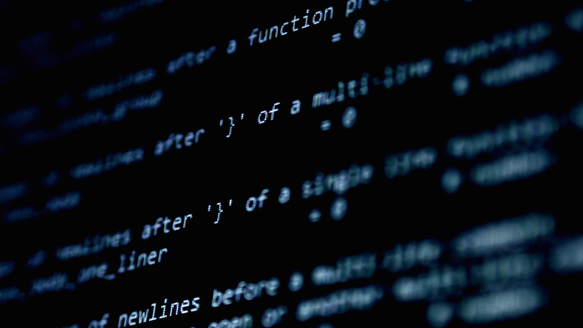 code running