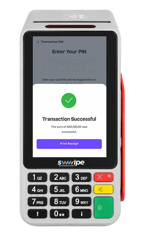 Enter pin