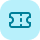 Light blue rounded square icon with a darker blue stylized seatbelt buckle symbol centered inside.