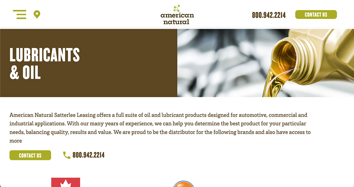 Lubricants & Oil | American Natural