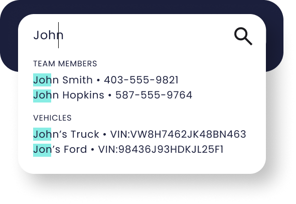 Portal search function
