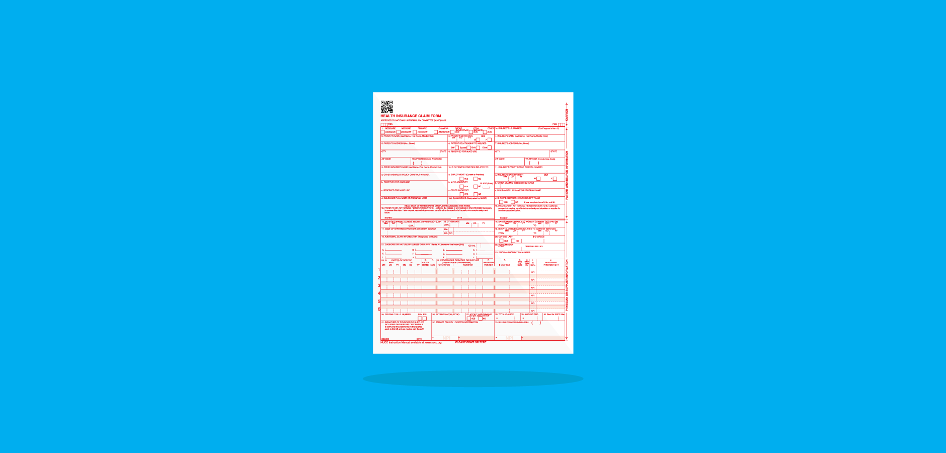 image representing the rehab therapist's guide to using cms-1500 claim forms