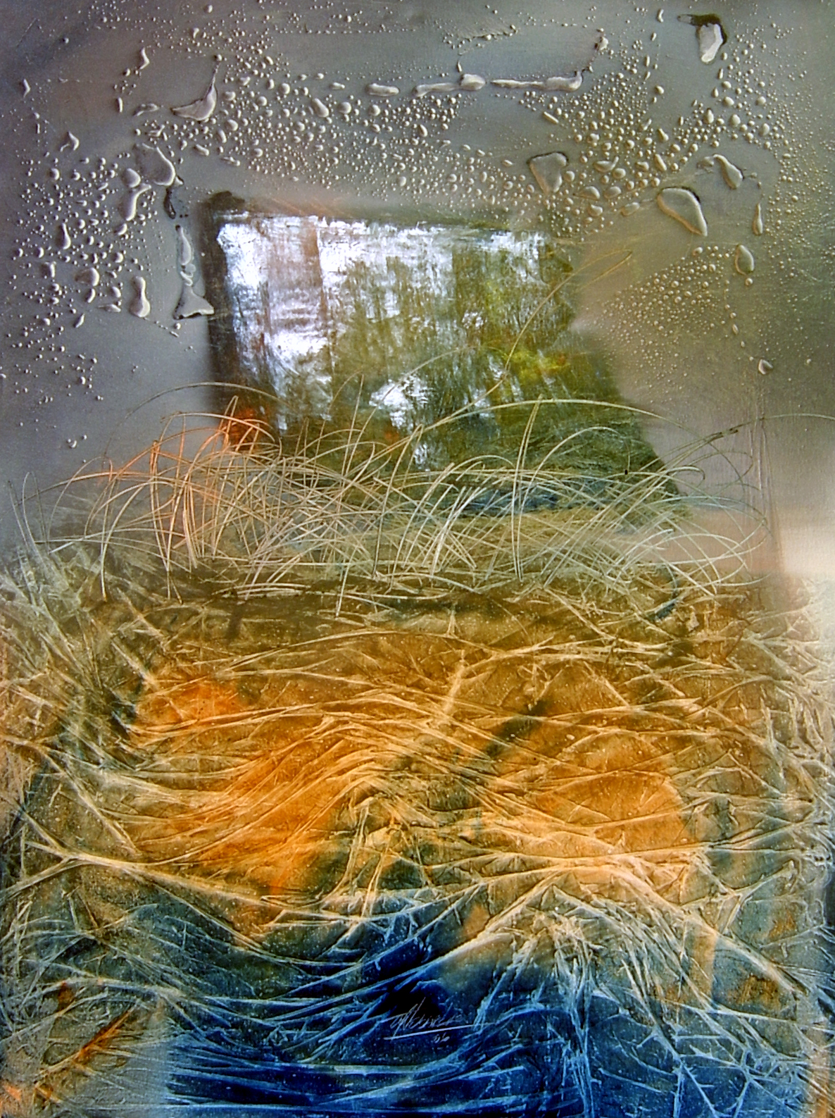 The Peak, 2006. Mixed Media on Canvas, 48 x 36 inches
