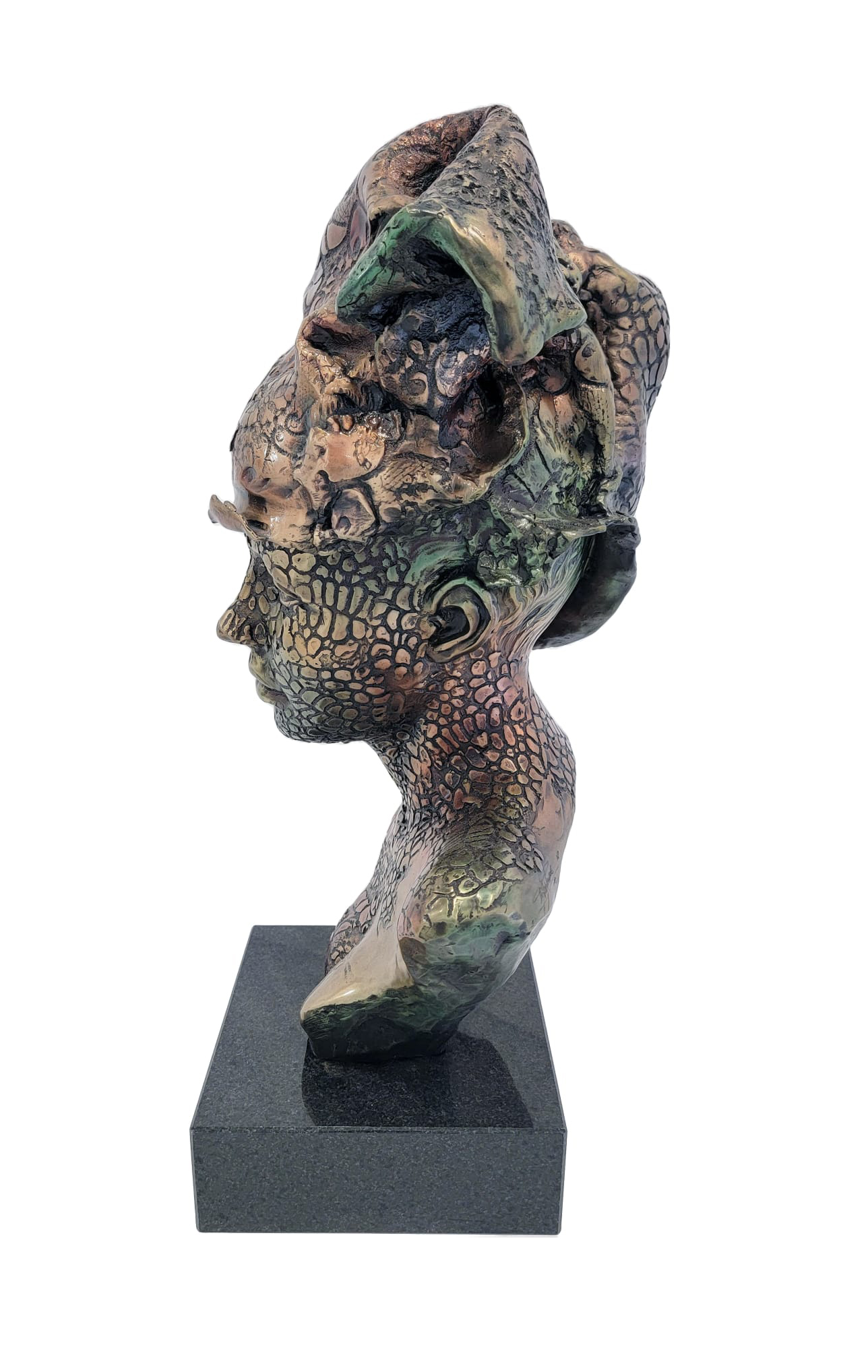 The Lady, 2022 \n Cast in lost-wax bronze | 26 x 13 x 12 Inches