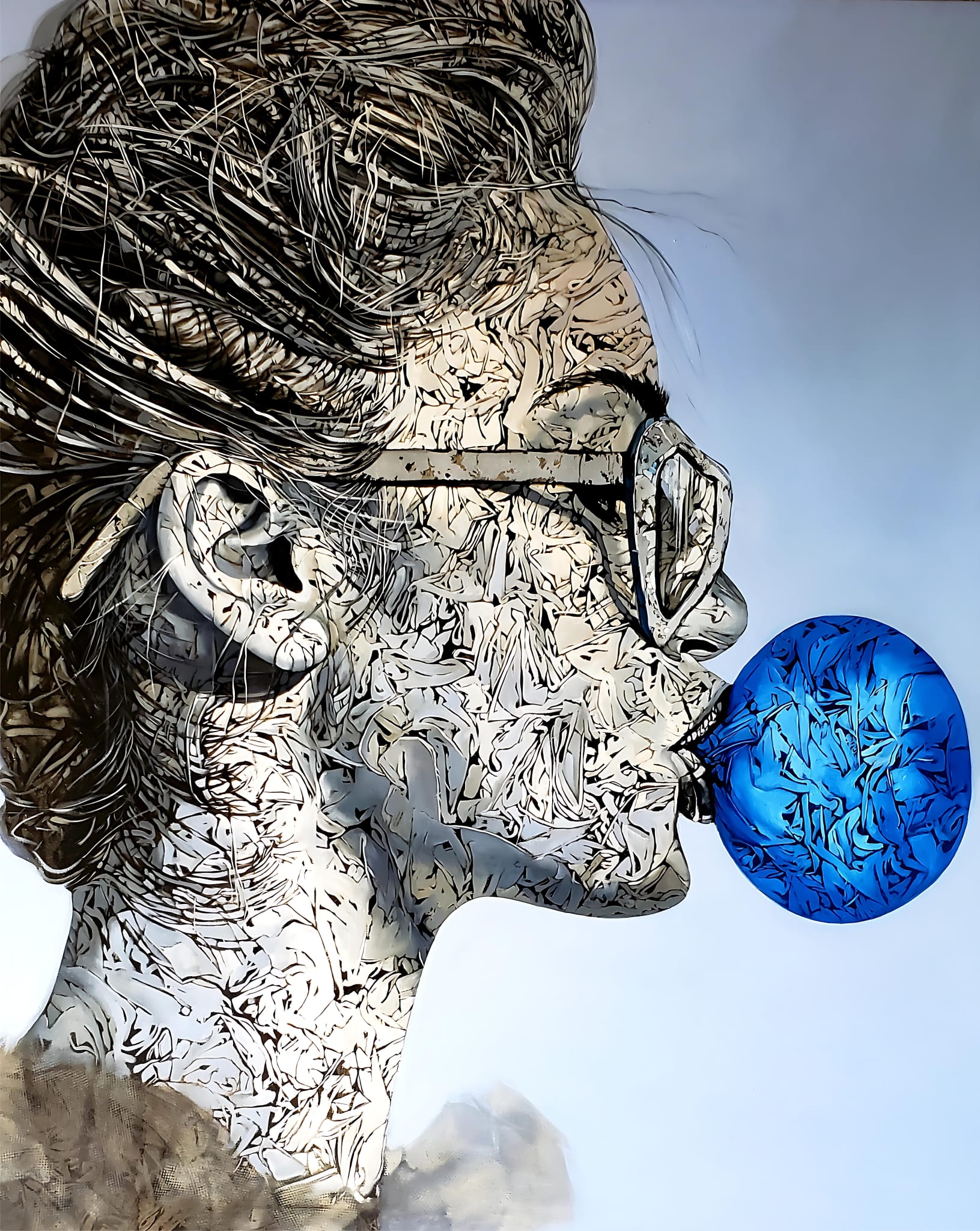 The modern Woman, 2019 \nOil on Linen | 60 x 48 Inches