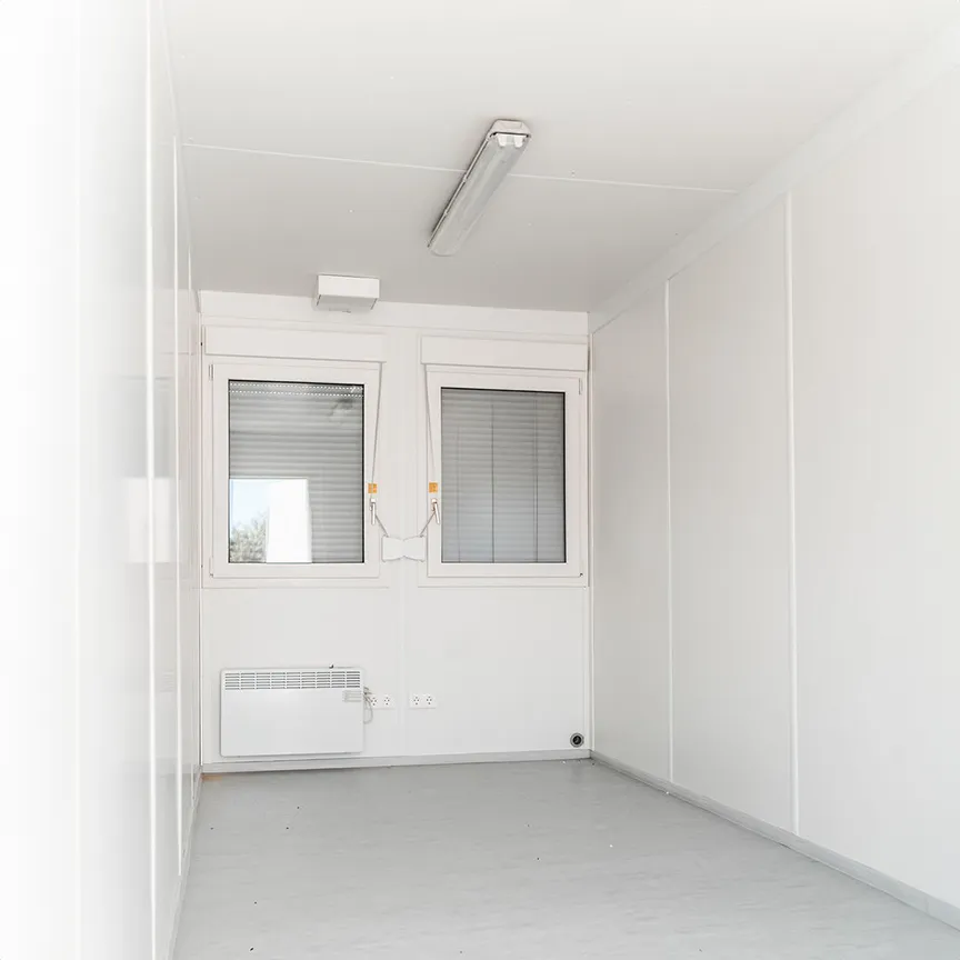 Bürocontainer zum Kauf, Innenansicht