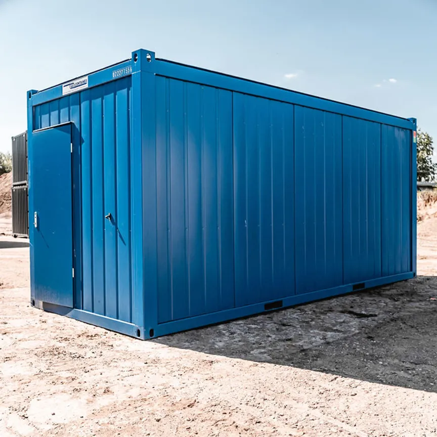 Bürocontainer in blau kaufen
