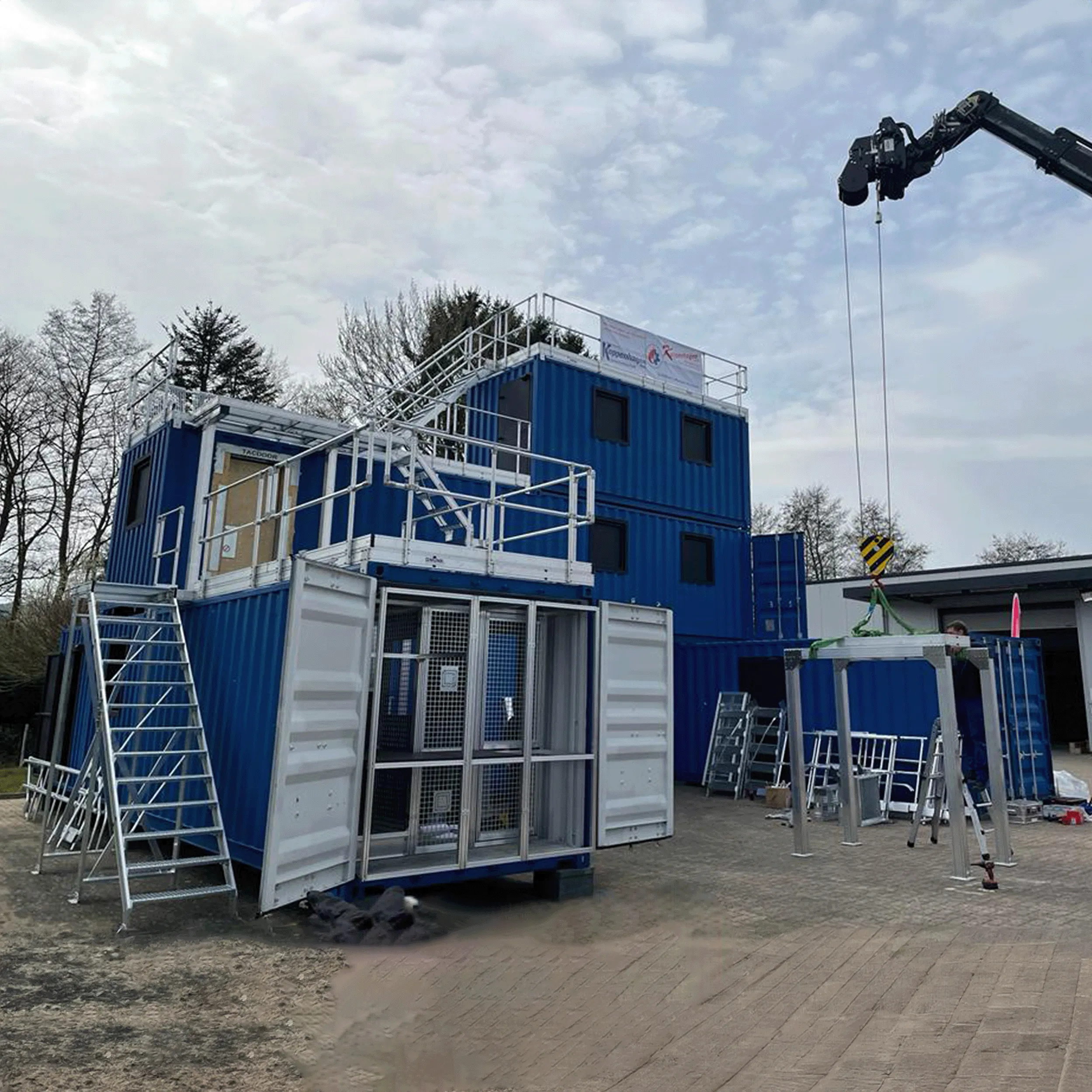 Brandübungsanalage Container Sonderbau